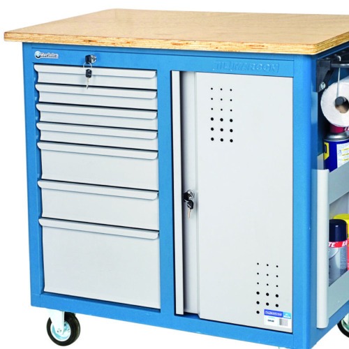 Bancada mvel com tampo em madeira - CR-60