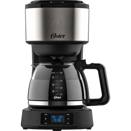 Cafeteira elétrica 800W jarra de vidro 30 xícaras - Day Light   110V