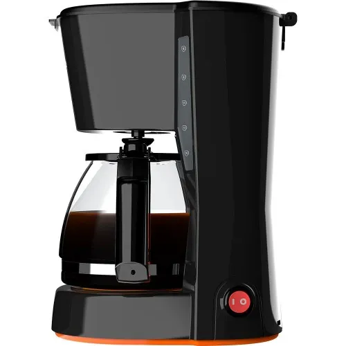 Cafeteira elétrica 600W jarra de vidro 18 xícaras Desperta Contrast - Caf338  220V