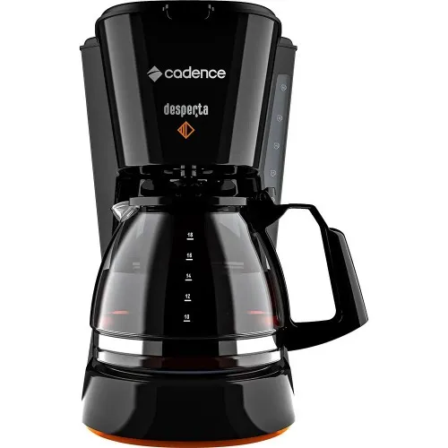 Cafeteira elétrica 600W jarra de vidro 18 xícaras Desperta Contrast - Caf338  220V