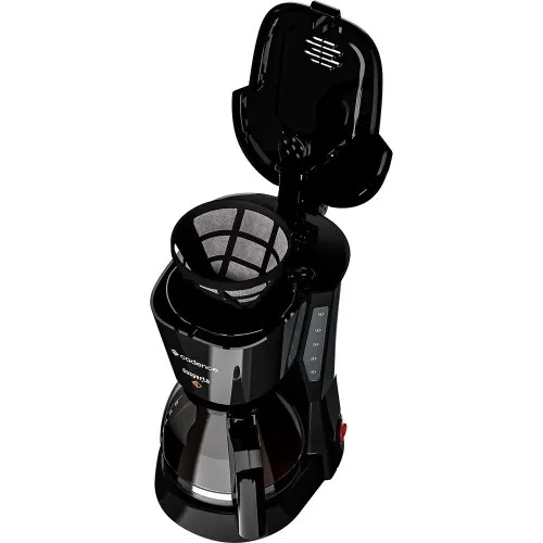 Cafeteira elétrica 600W jarra de vidro 18 xícaras Desperta Contrast - Caf338  220V