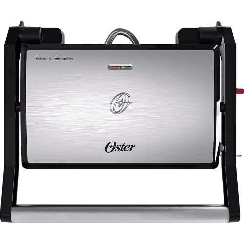 Sanduicheira e grill antiaderente 1000 watts Inox - OGRL230  110V