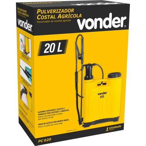 Pulverizador costal agrícola 20 litros - PC 020 