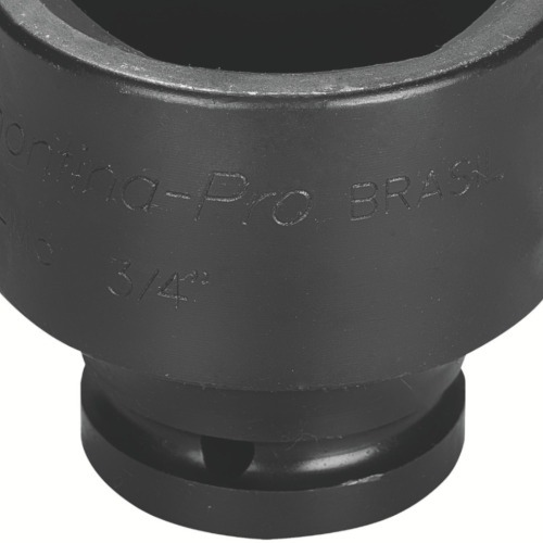 Soquete sextavado de impacto 36 mm encaixe 3/4