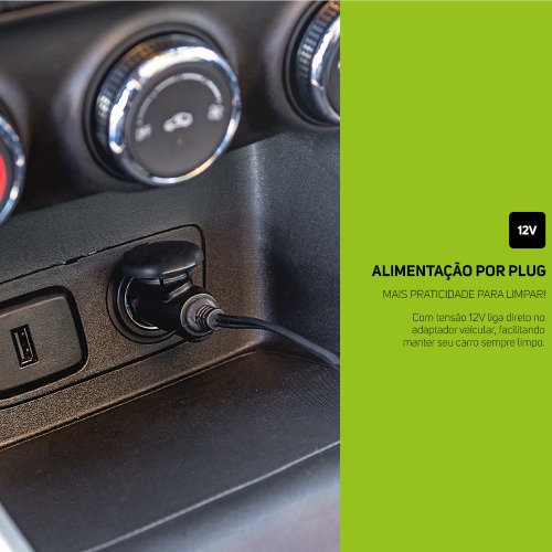Aspirador de p� port�til para carros 12 volts - CAR 12V2