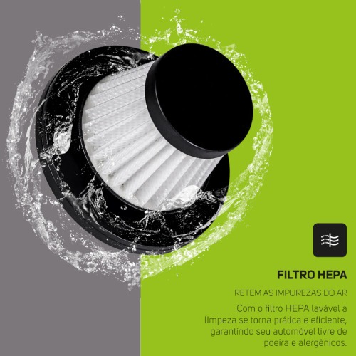 Aspirador de p� port�til para carros 12 volts - CAR 12V2