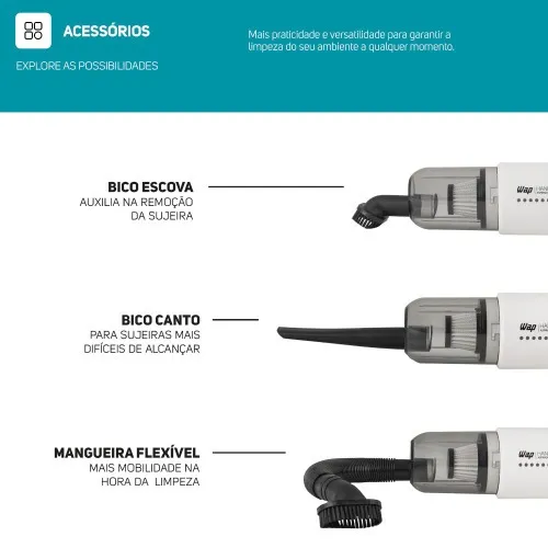 Aspirador de pó portátil a bateria - Handson