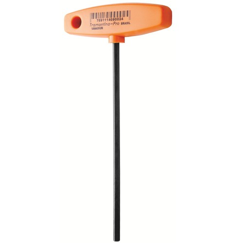 Chave allen cabo T 6 x 180 mm aço cromo vanádio Chave allen cabo T 6 x 180 mm aço cromo vanádio