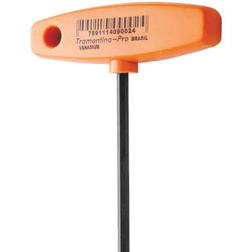 Chave allen cabo T 6 x 180 mm aço cromo vanádio Chave allen cabo T 6 x 180 mm aço cromo vanádio