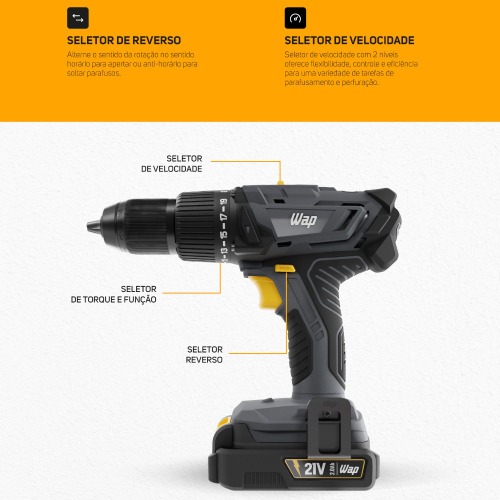 Furadeira Parafusadeira de impacto 1/2 Furadeira Parafusadeira de impacto 1/2