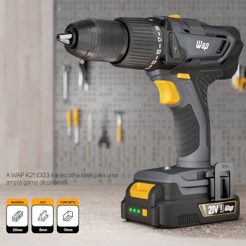 Furadeira Parafusadeira de impacto 1/2 Furadeira Parafusadeira de impacto 1/2