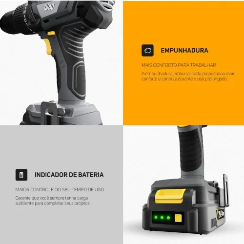 Furadeira Parafusadeira de impacto 1/2