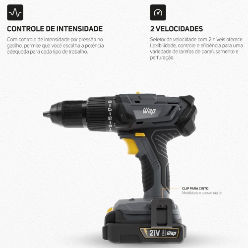 Furadeira Parafusadeira de impacto 1/2 Furadeira Parafusadeira de impacto 1/2