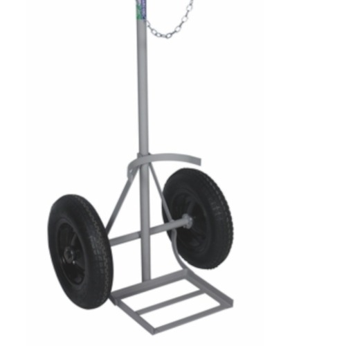 Carro para transporte de oxigênio com apoio capacidade para 1 cilindro Carro para transporte de oxigênio com apoio capacidade para 1 cilindro