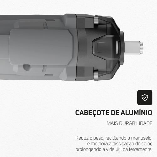 Chave de impacto a bateria 21V encaixe 1/2