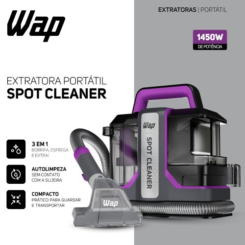 Extratora de carpete porttil 1,1L 1450W - Spot Cleaner W3  110V