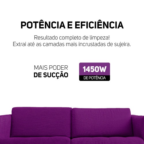 Extratora de carpete porttil 1,1L 1450W - Spot Cleaner W3  110V