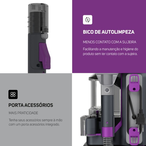 Extratora de carpete porttil 1,1L 1450W - Spot Cleaner W3  110V