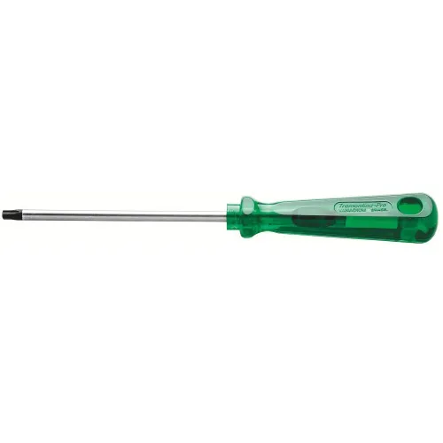 Chave hexalobular reta com cabo t-6 aço cromo vanádio