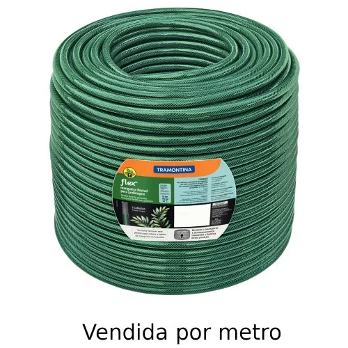 Mangueira reforçada flexível para jardim 1/2