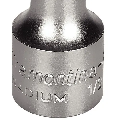 Soquete estriado 10 mm encaixe 1/2