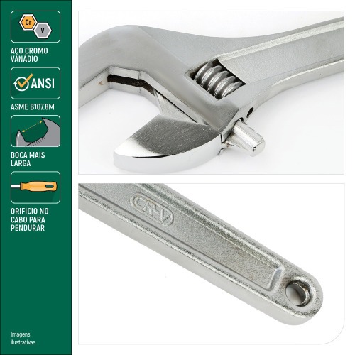 Chave ajustável 6 Chave ajustável 6