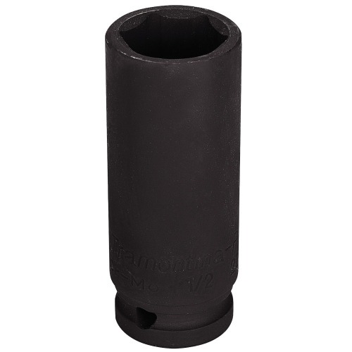 Soquete de impacto sextavado longo 22 mm encaixe 1/2