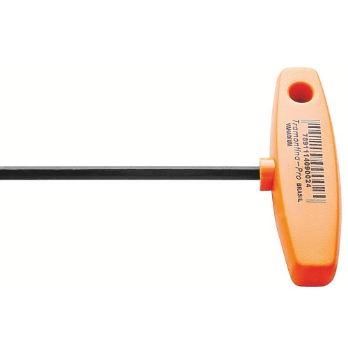 Chave allen abaulada 4 x 142 mm  cabo T ao cromo vandio