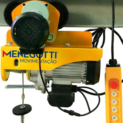 Guincho Talha elétrica 300/600 kg elevação até 12 m com trole elétrico - Prime  220V