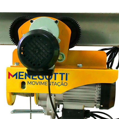 Guincho Talha elétrica 500/1000 kg elevação até 12 m com trole elétrico - Prime  220V Guincho Talha elétrica 500/1000 kg elevação até 12 m com trole elétrico - Prime  220V