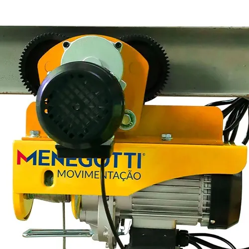 Guincho Talha elétrica 500/1000 kg elevação até 12 m com trole elétrico - Prime  220V