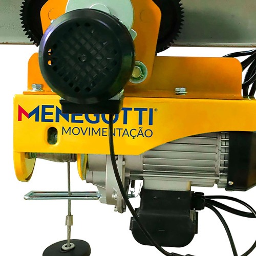 Guincho Talha elétrica 500/1000 kg elevação até 12 m com trole elétrico - Prime  220V Guincho Talha elétrica 500/1000 kg elevação até 12 m com trole elétrico - Prime  220V