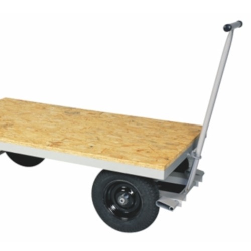 Carro plataforma com tampo em madeira capacidade de 1.200 kg  - TM-72 Carro plataforma com tampo em madeira capacidade de 1.200 kg  - TM-72