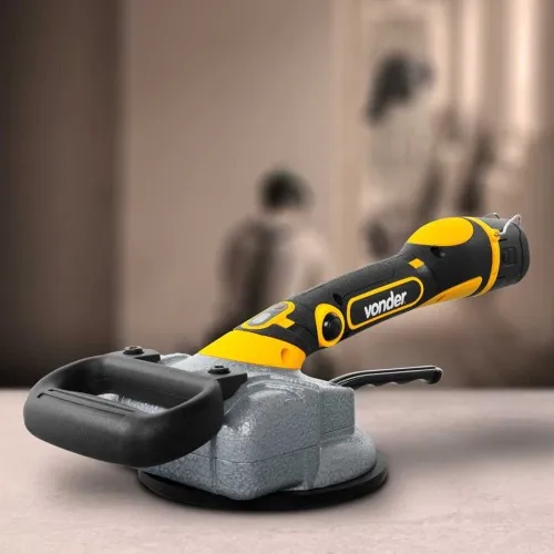 Máquina para assentar piso com ventosa a bateria 12V com maleta - MAP 125  110V/220V