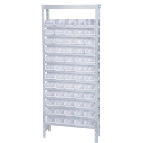 Estante em inox com 60 gavetas n� 3 branca - EI60/3B