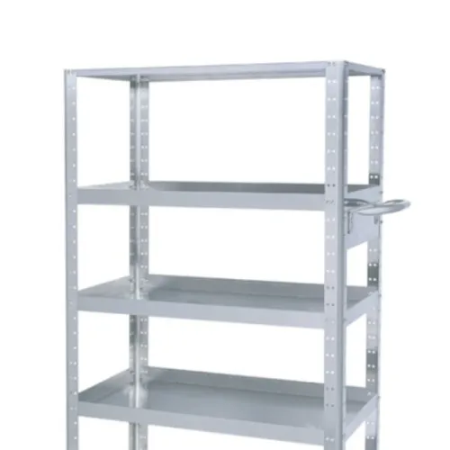 Estante em inox desmontável com 5 prateleiras 885 x 485 x 1630 mm