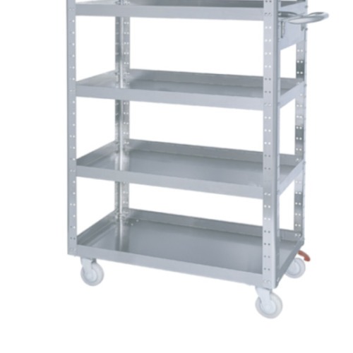 Estante em inox desmont�vel com 5 prateleiras 885 x 485 x 1630 mm