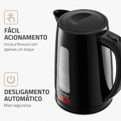 Chaleira eltrica 1,7 litros 1850 watts Pratic Hot - CE-17  110V