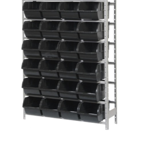 Estante metálica com 28 gavetas n °7 preta - EM28/7P Estante metálica com 28 gavetas n °7 preta - EM28/7P