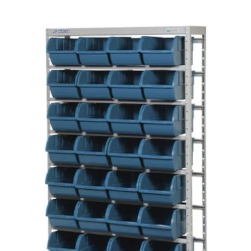 Estante metálica com 28 gavetas n° 7 azul - EF28/7A
