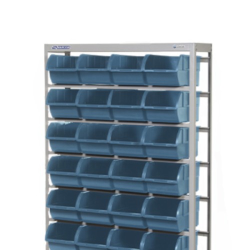 Estante metlica com 28 gavetas n 7 azul - EP28/7A