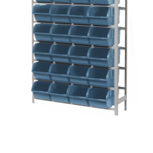 Estante metlica com 28 gavetas n 7 azul - EP28/7A