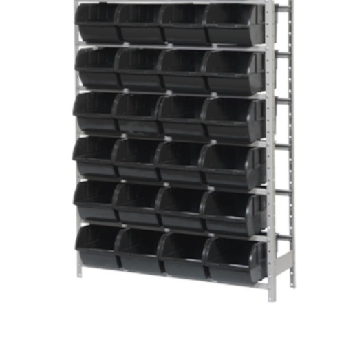 Estante met�lica com 28 gavetas n� 7 preta - EF28/7P