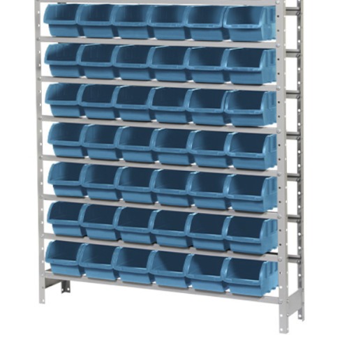 Estante met�lica com 54 gavetas n� 5 azul - EM54/5A