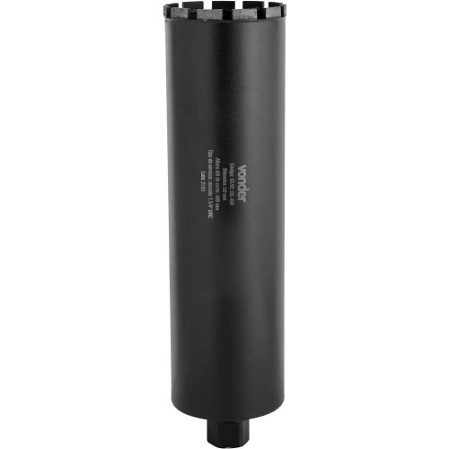 Broca coroa diamantada para perfuratriz 120 x 450 mm rosca 1.1/4