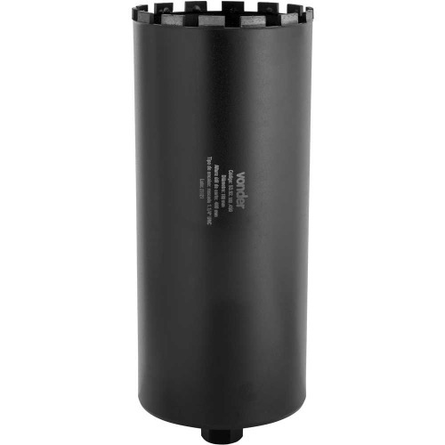 Broca coroa diamantada para perfuratriz 180 x 450 mm rosca 1.1/4