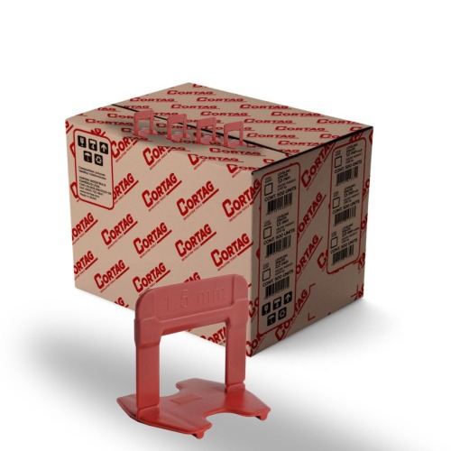 Espaçador e nivelador para piso 1,5 mm com 500 peças - ECO Espaçador e nivelador para piso 1,5 mm com 500 peças - ECO