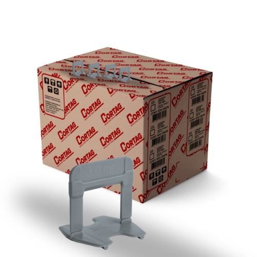 Espaçador e nivelador para piso 3,0 mm com 500 peças - ECO Espaçador e nivelador para piso 3,0 mm com 500 peças - ECO