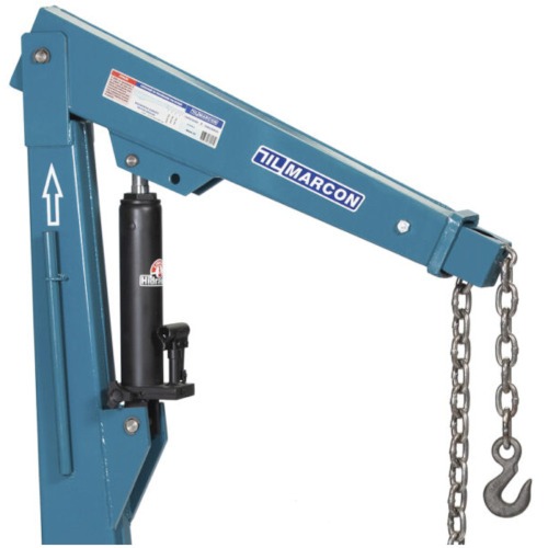 Guincho hidráulico capacidade 2 ton rodagem de ferro e prolongador - MGH-2C                           Guincho hidráulico capacidade 2 ton rodagem de ferro e prolongador - MGH-2C