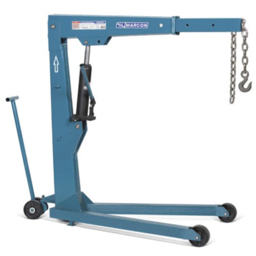 Guincho hidráulico capacidade 2 ton rodagem de ferro e prolongador - MGH-2C                           Guincho hidráulico capacidade 2 ton rodagem de ferro e prolongador - MGH-2C